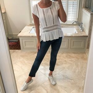 Staring at Stars, size xs, white short sleeve top